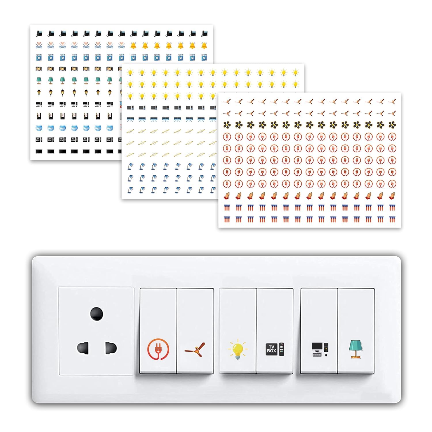 Switch board stickers